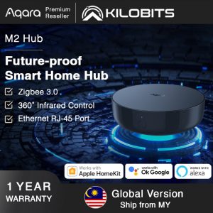 Aqara Gateway M2 Hub Global Version Support ZigBee 3.0 WiFi Dual Antenna Infrared Intelligent Remote Control Smart Home Work With HomeKit