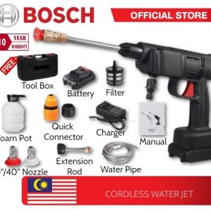 Bosch Cordless Water Jet – Portable High-Pressure Car Wash Machine