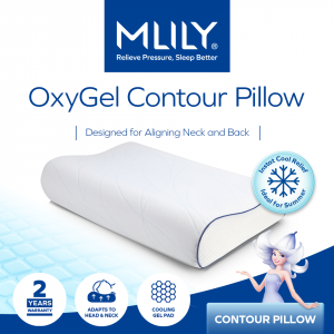 OxyGel Contour Memory Foam Pillow | Adaptive Foam | 梦百合0压记忆棉枕头