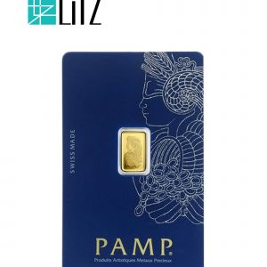 [1 gram] LITZ PAMP Suisse Gold Bar – Lady Fortuna (999.9) PG012