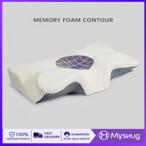 Mysnug Cervical Memory Foam Pillow, Contour Pillows for Neck and Shoulder Pain, Ergonomic Orthopedic Sleeping Neck Contoured Support Pillow for Side Sleepers, Back and Stomach Sleepers (2041)