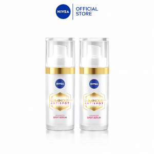 [Twin Pack] NIVEA Face Luminous 630 Anti Dark Spot Gold Serum 2×30 ml / Skin Care / Dark Spot Remover / Brightening
