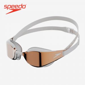 Speedo Men & Women Fitness Swimming Goggles Fastskin Hyper Elite Mirror (Asia Fit) – White – 8-12819F979