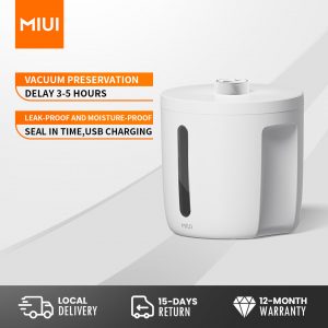 MIUI Electric Vacuum Storage Box 7L, Rechargeable Intelligent Vacuum Sealed Box, Food Preservation / Medicine Moisture / Pet Food Storage 2022 New