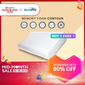 [Buy 1 Free 1] NeckPro Memory Foam Contour Pillow